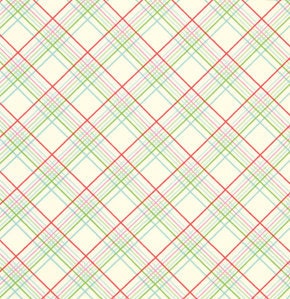 Tanya Whelan Fabric / Sugar Hill / Plaid in Ivory / 1 Yard Cotton Quilt Fabric