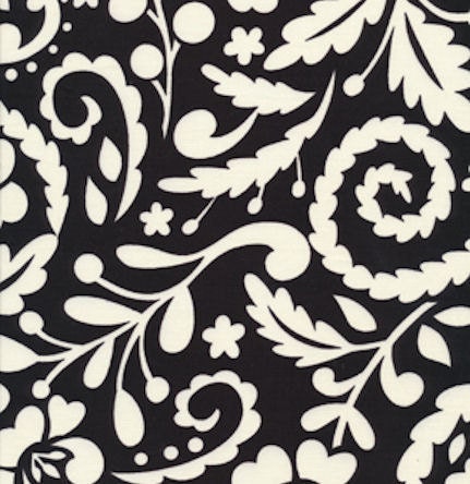 McKenzie & Taza Collection / Dena Designs Fabric / 6 Half Yard Bundle / Pinks and Blacks / Cotton Quilt Fabric