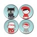 Little Red Riding Hood Pin Set of 4 One Inch Pinback Buttons