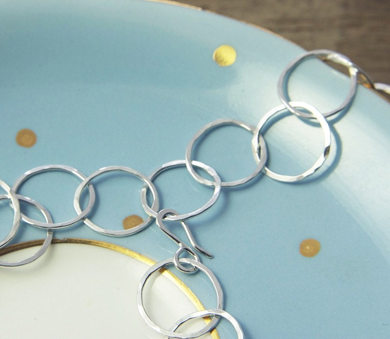 Handmade chain in sterling silver - extra special