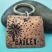 Puppy Kisses and Wishes - hand stamped antiqued copper pet id tag - custom personalized for your furry friend - cat or dog