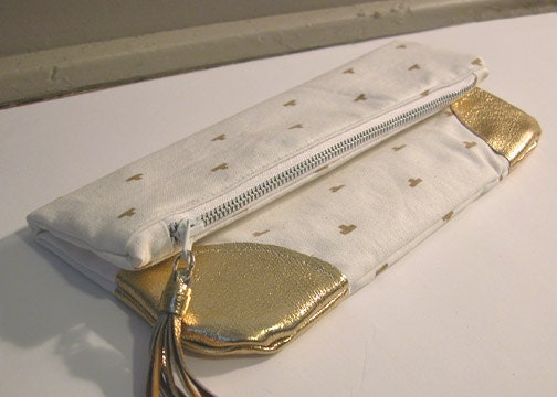 Zipper Pouch - Vintage White