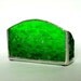 Green Stained Glass Business Card Holder
