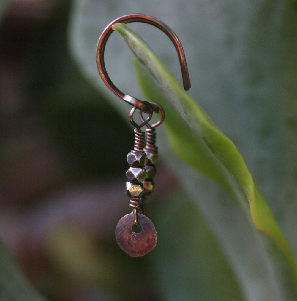 Mini Silver Dot Earrings