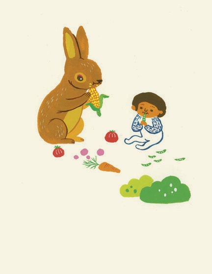 Bunny & Me Notecard