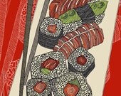 Sushi Digital Print
