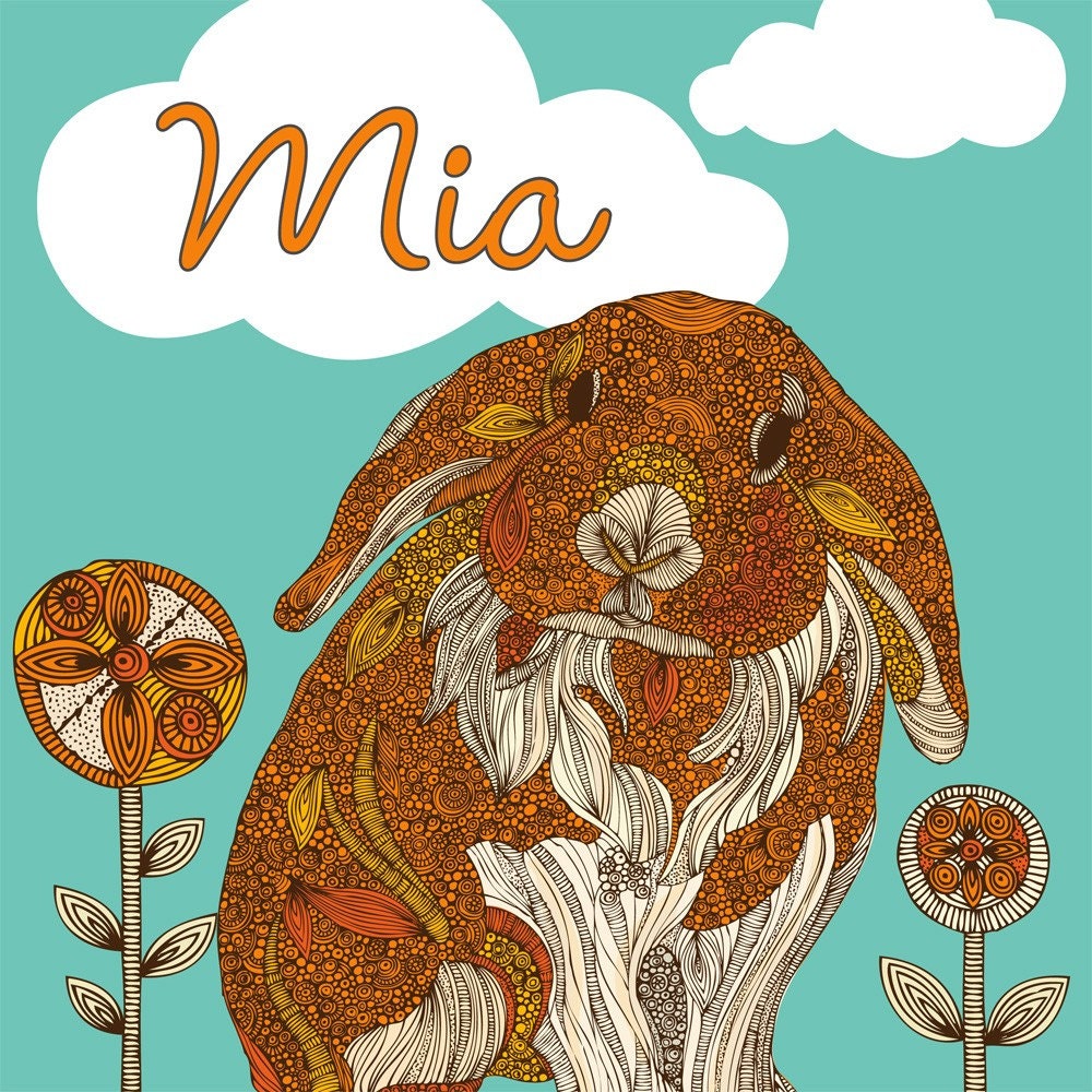 Kids Inspired Custom prints The little Bunny
