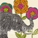Aaron the elephant  print