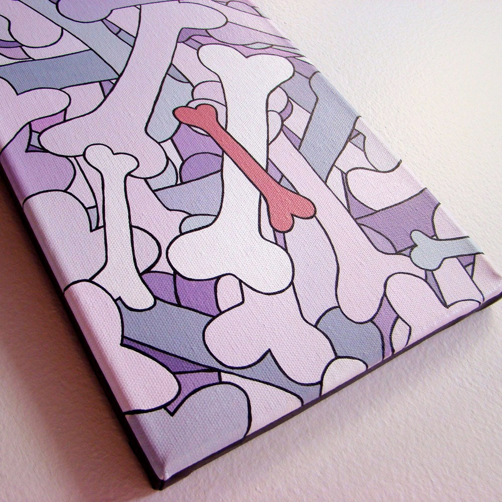 Original Painting - Sugar Bones 1 - acrylic on canvas