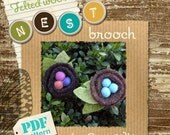 Nest Brooch PATTERN - PDF
