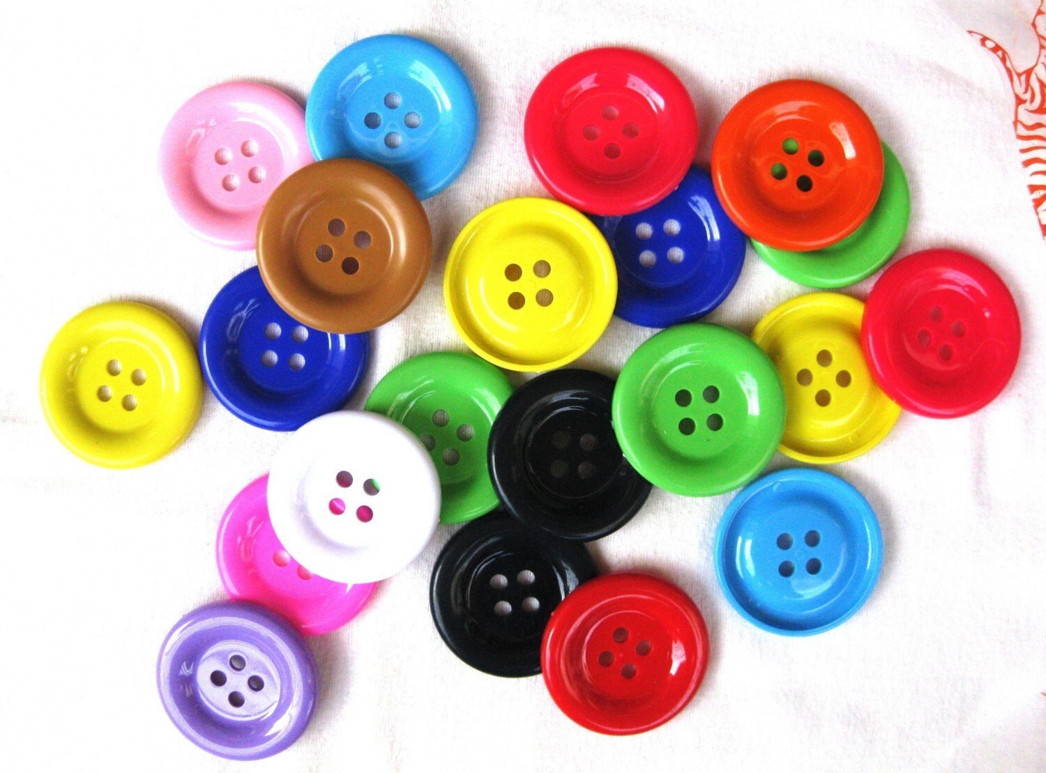 buttons on bags