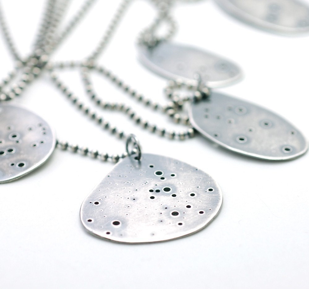 Custom Constellation Pendants - Sterling Silver