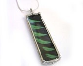 Real Birdwing Butterfly Necklace Charm