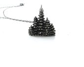 Evergreen Pendant - Hand Cast in Sterling Silver