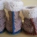 Aussie Snuggly Ugg Crochet Booties (baby - toddler size) crochet patterns