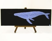 Whale Migration 4X12 Painting