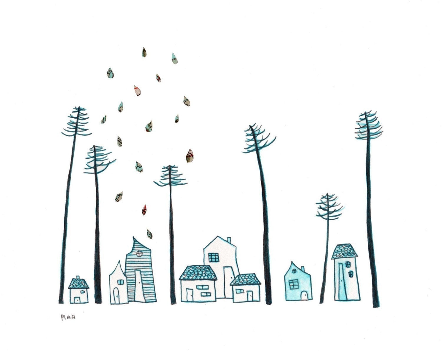 A Light Rain - Archival Print