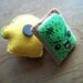 Zombie Cupcake and Pop Tart Magnets