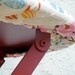 Laminated Cotton Tablecloth, Fitted/Elasticized --- SMALL ROUND table Tables -- Custom Made -- bpa and pvc FREE