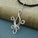 Fleur De Lis Sterling Silver Pendant Necklace - Mardi Gras - New Orleans