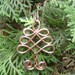 Celtic Tree Ornament - Christmas Tree Holiday Ornament - Copper Wire - Handmade Gift - Celtic Tree of Life Decoration, Home Decor