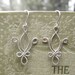 Fleur De Lis Sterling Silver Earrings - Mardi Gras - New Orleans