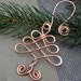 Celtic Tree Ornament - Christmas Tree Holiday Ornament - Copper Wire - Handmade Gift - Celtic Tree of Life Decoration, Home Decor