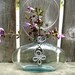 Hanging Wall Vase - Celtic Spiral Wide Flat Flask - flowers, rooter, outdoors and garden, planter, kitchen, patio, home decor