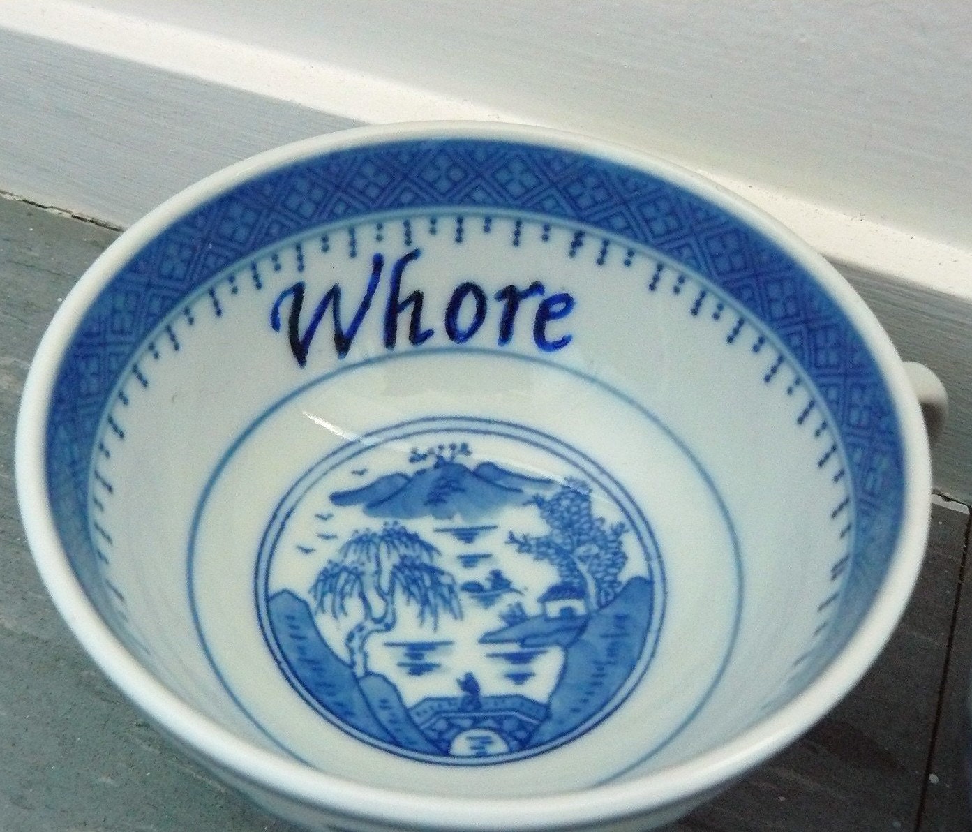 Whore Bitch teacups