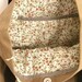 SALE Tan Hummingbird with Eucalyptus Shoulder Tote Bag