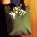SALE Army Green Hummingbird with Eucalyptus Shoulder Tote Bag