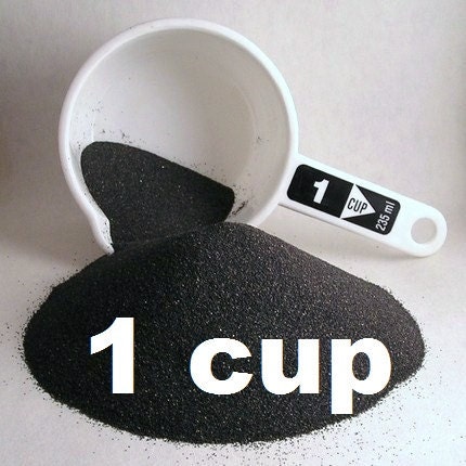Emery Sand Powder for Pin Cushions - One Cup - an abrasive that keeps pins sharp - make your own emery pincushions