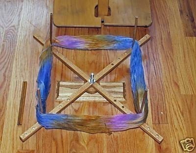 Compact Portable Oak Yarn Swift