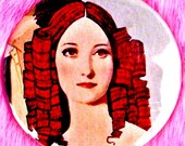 Pocket Mirror - Wuthering Heights - Cathy and Heathcliff - Emily Brontë - Victorian Gothic Novel - English Literature