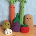 Bunch of Vegetables -- Crochet PATTERNS