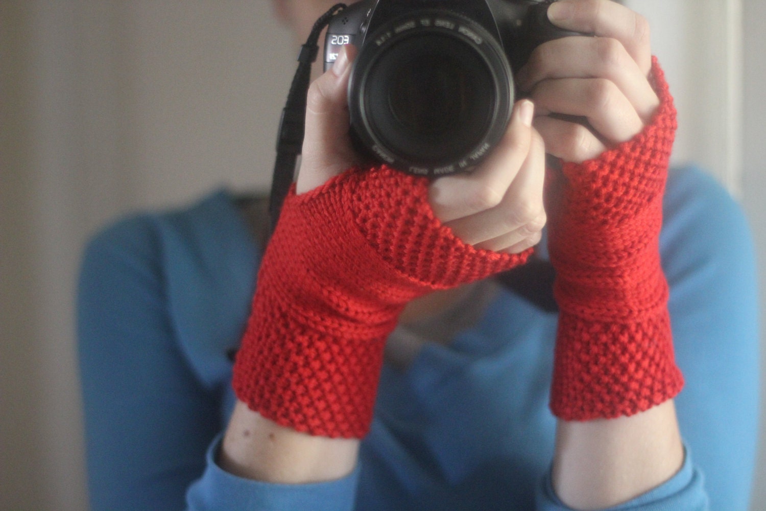 WORKSHELTER Hand Warmers Knitting Pattern