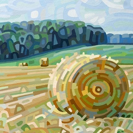 budanArt 8.5 x 11 Print - Early Hay