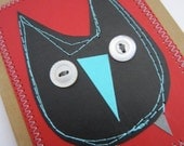 Owl Journal . Pocket Sized Moleskine . Lined Pages