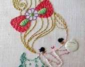 Mermaid girls Cutesie Digital Embroidery Patterns