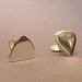 Sterling Silver Guitar pick Cufflinks