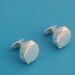 Cufflinks - Sterling Silver trumpet player cufflinks