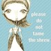 Shakespeare Art Taming of the Shrew 8.5 x 11 Print
