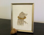 RESERVED for Oeuvre-Wolf In A Neck Ruff