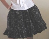 Goldilocks Bear Paw-Print Handmade Gothic Lolita Skirt