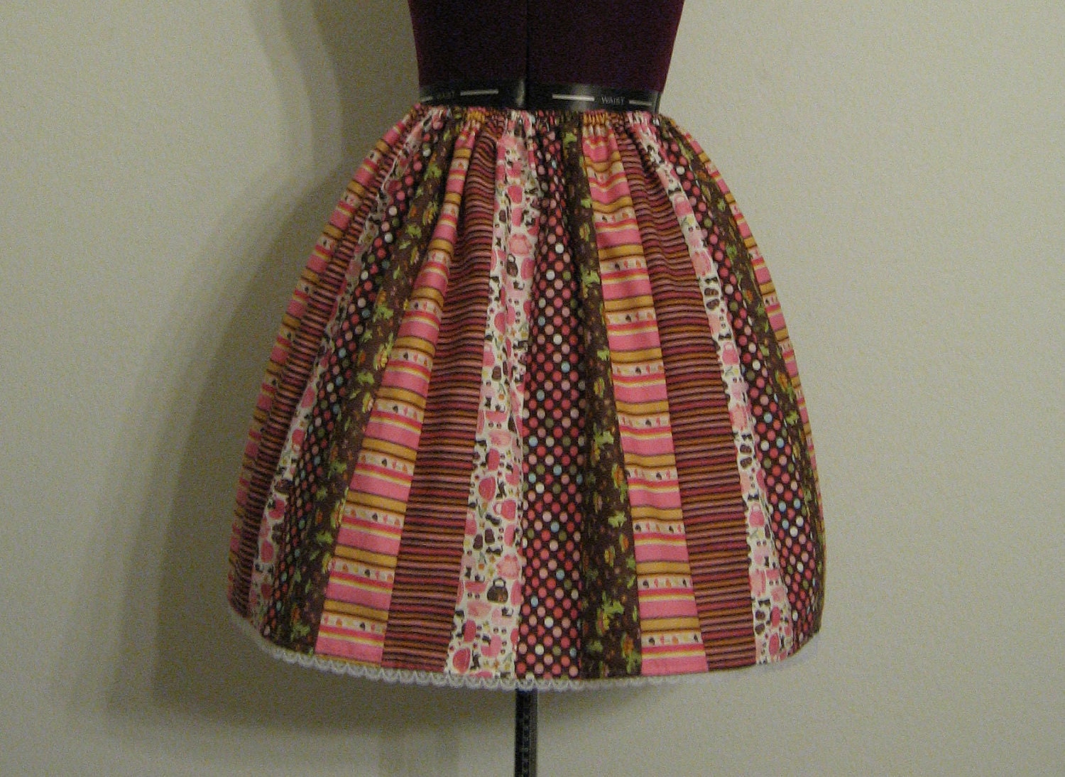 OOAK Patchwork Loli Skirt Sweet Lolita