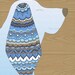 SALE - Basset Hound - Dog Art 8x10 - Blue Brown Woodgrain - Boy Bedroom or Nursery Decor