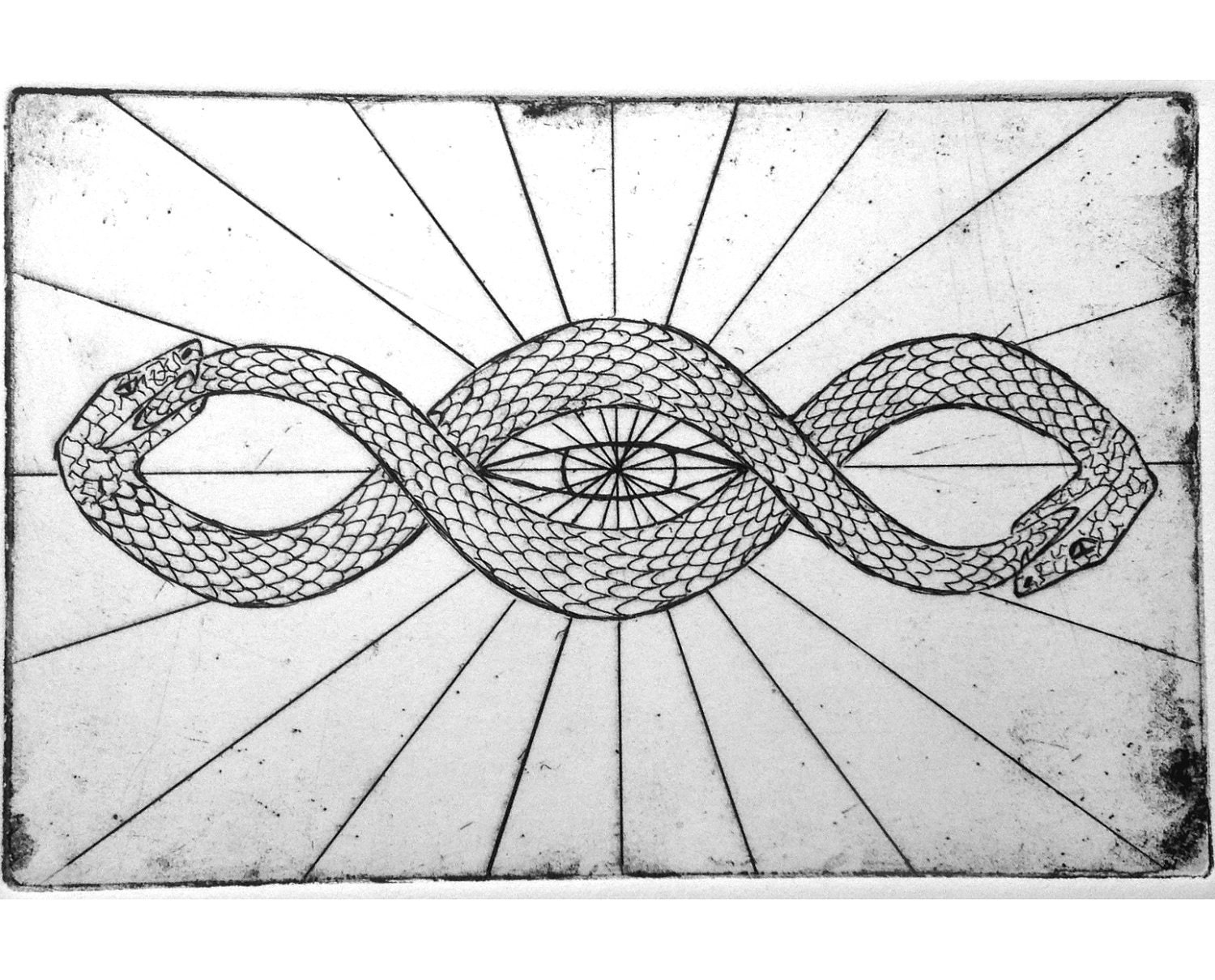 In the Beginning (original etching)