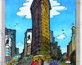 Flatiron Building, New York Print on Canvas