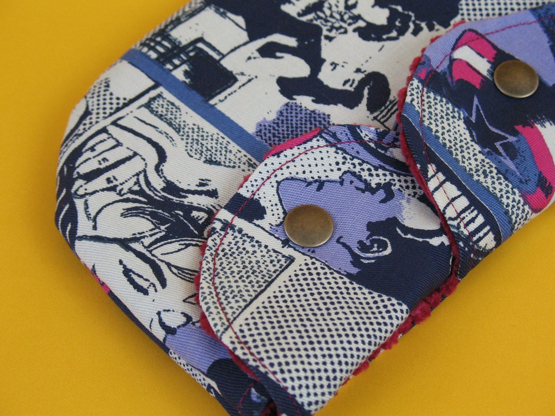 Comic Book Double-Snap Pouch