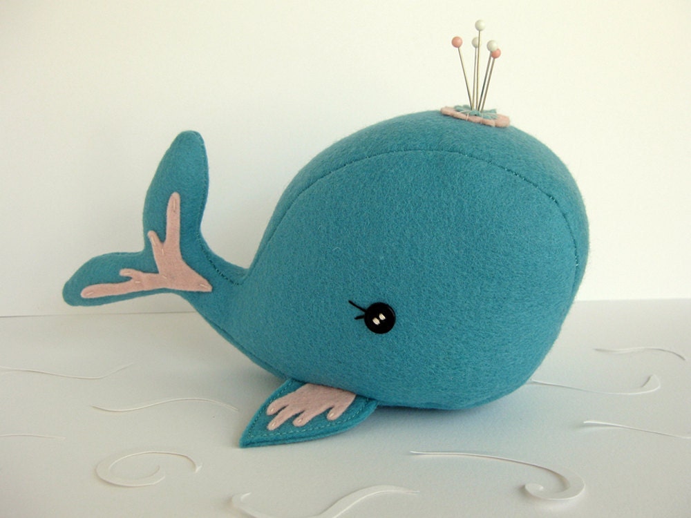 Blue Whale Pincushion